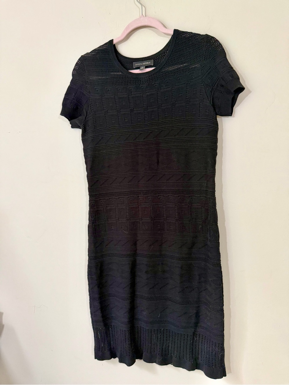 Banana Republic Short-Sleeve Knit Dress | Size XS